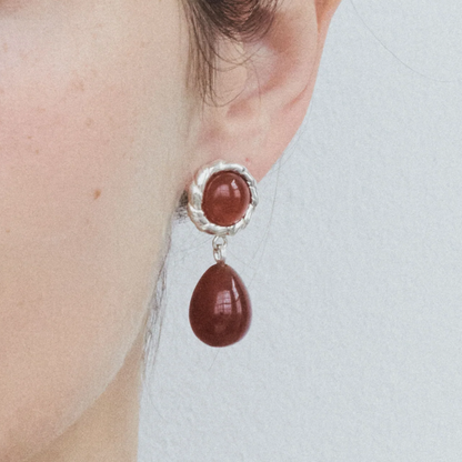 Emma Carnelian Earrings