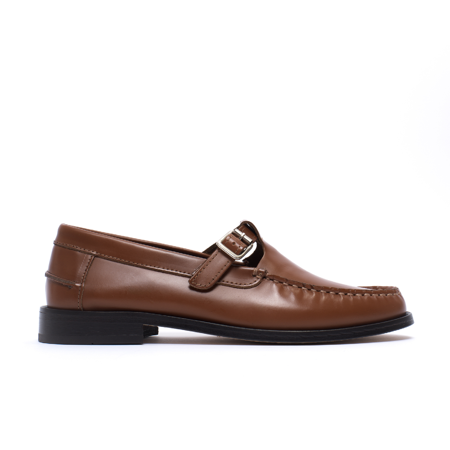 T-bar Moccasin Loafer, Hazelnut