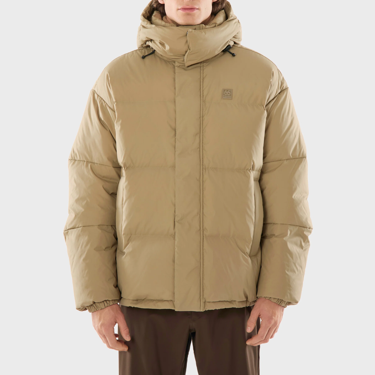 Dyngja Down Jacket, Brown Birch Bolete