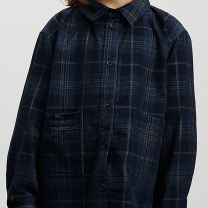 Elliot Skjorte, Dark Navy Check