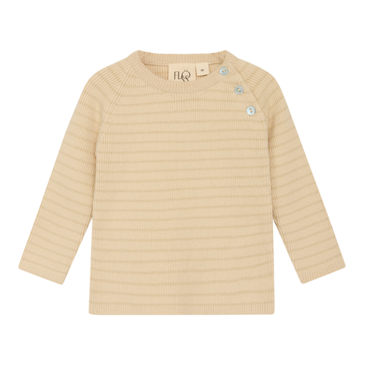 Flye Sweater, Almond/Warm Cotton