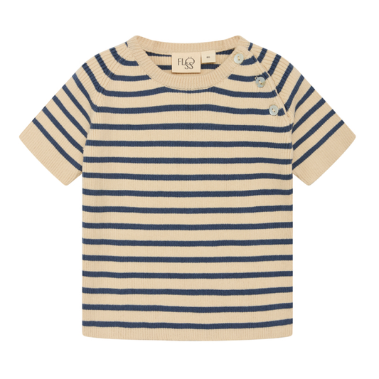 Flye T-Shirt, Navy Midnight/Warm Cotton