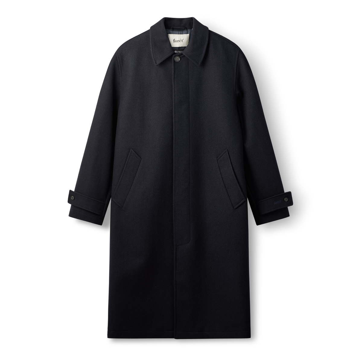 Pine Wool Coat, Navy