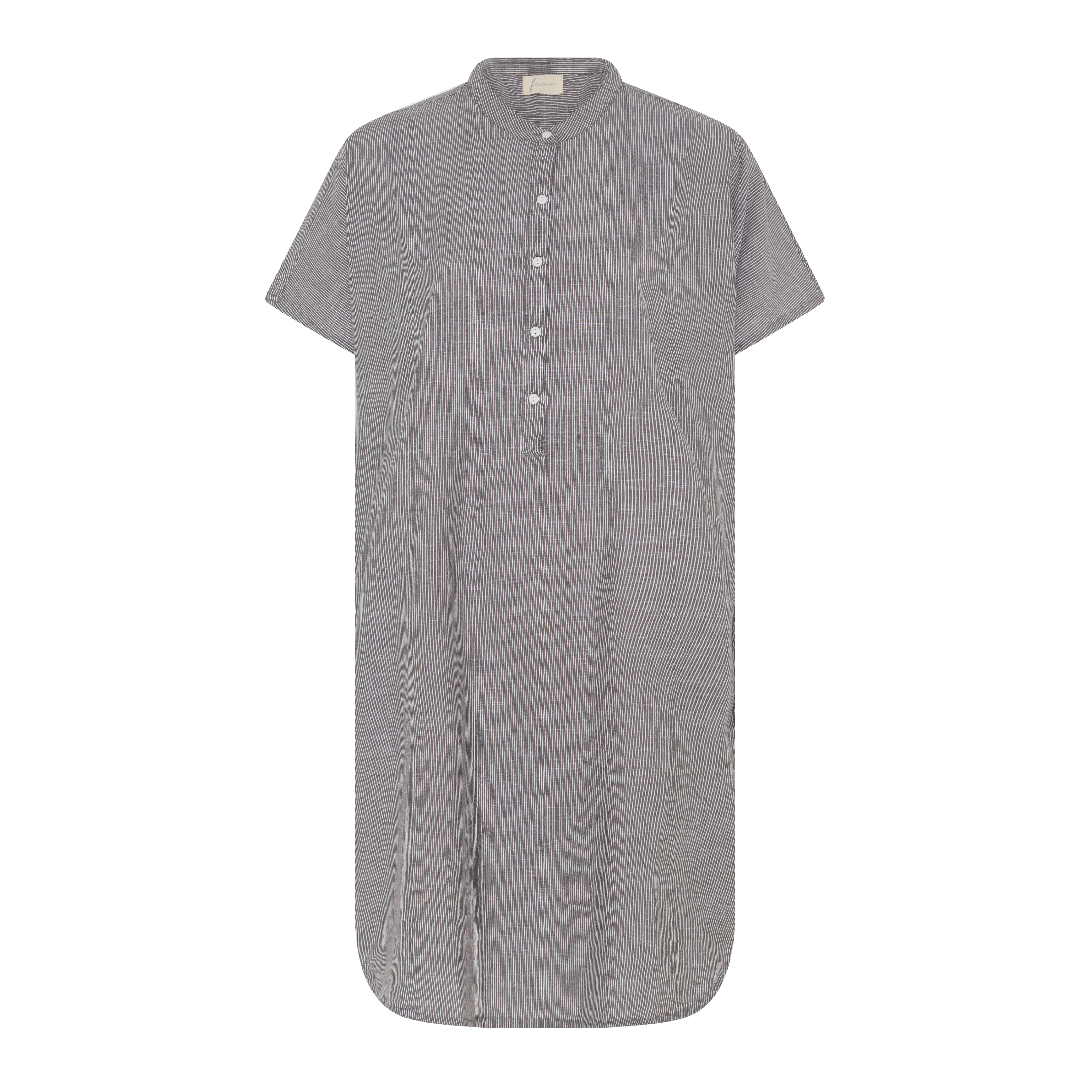 Seoul SS Skjortekjole, Coffee Quartz Stripe