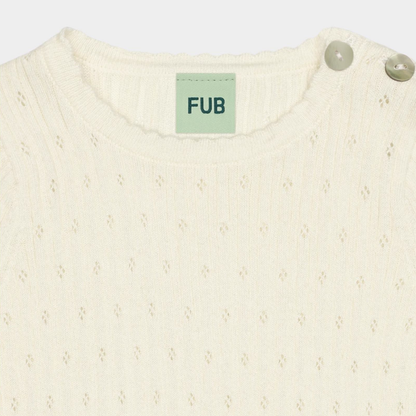 Baby Pointelle Body, Ecru