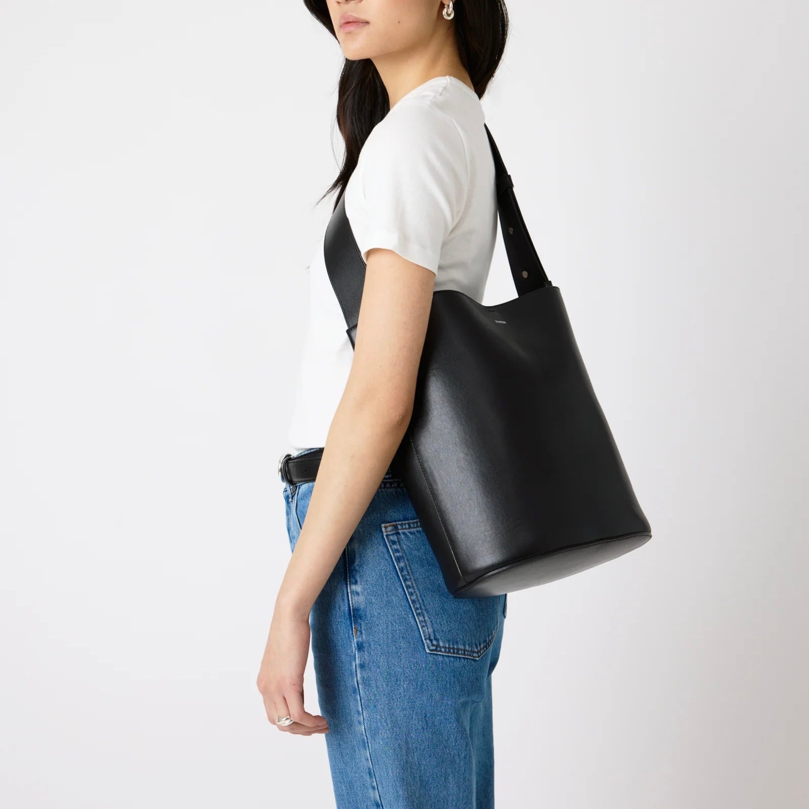 The Norma Tote, Solid Black