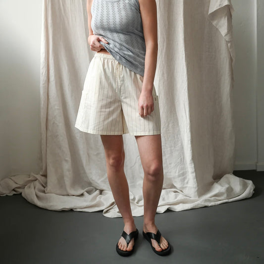 Dagny Pinstripe Shorts
