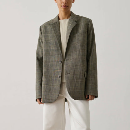 Hermosa Blazer, Marron/Vert