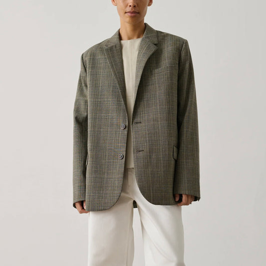 Hermosa Blazer, Marron/Vert