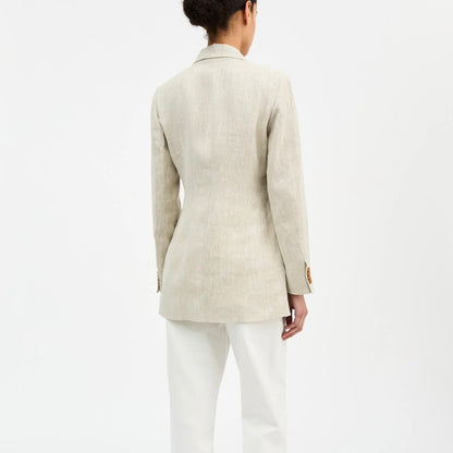 Sahara Blazer, Light Linen