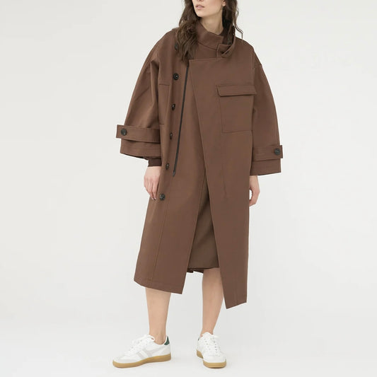 Water Resistant Trench Coat, Dusty Brown
