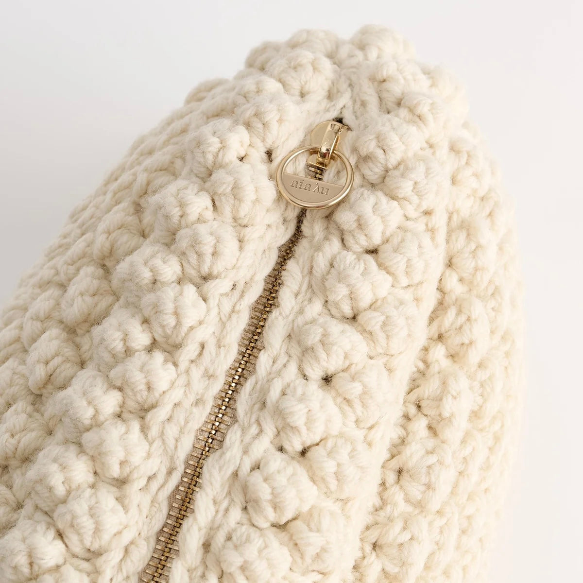 Linn Clutch, Pure Ecru