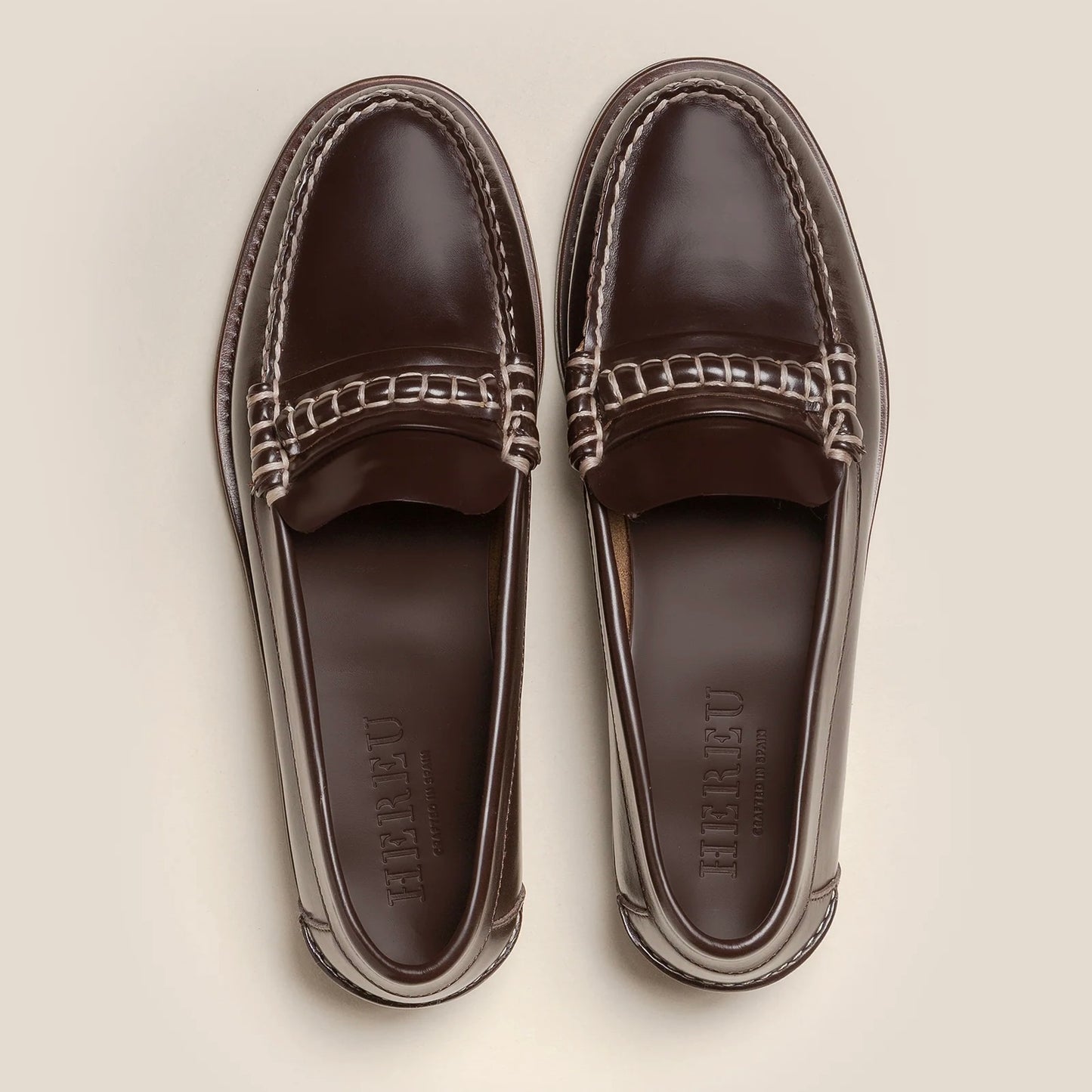 Borada Loafers, Dark Brown