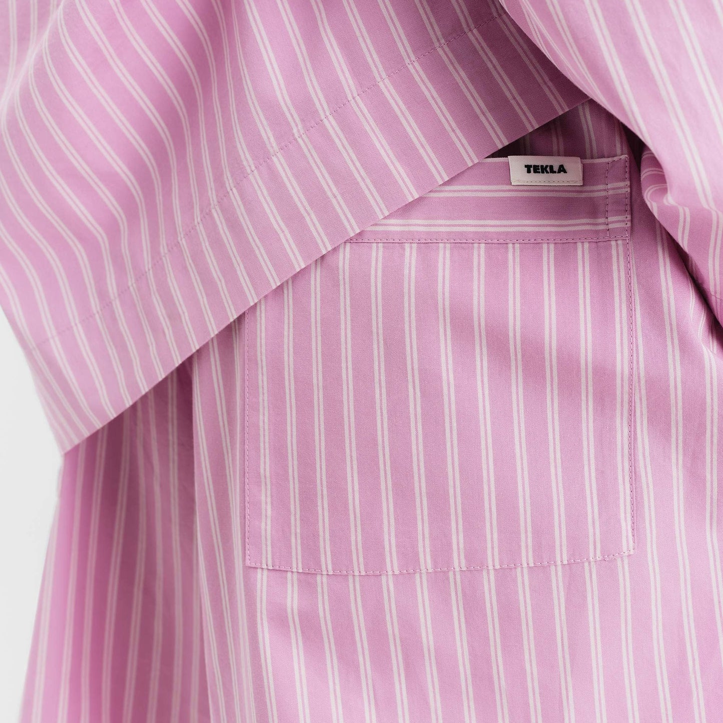Poplin Shorts, Purple Pink Stripes