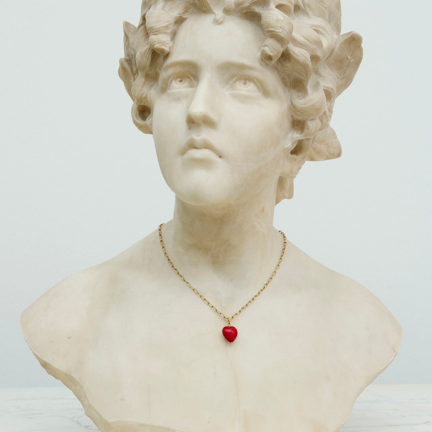 Uma Pendant, Ruby/Gold