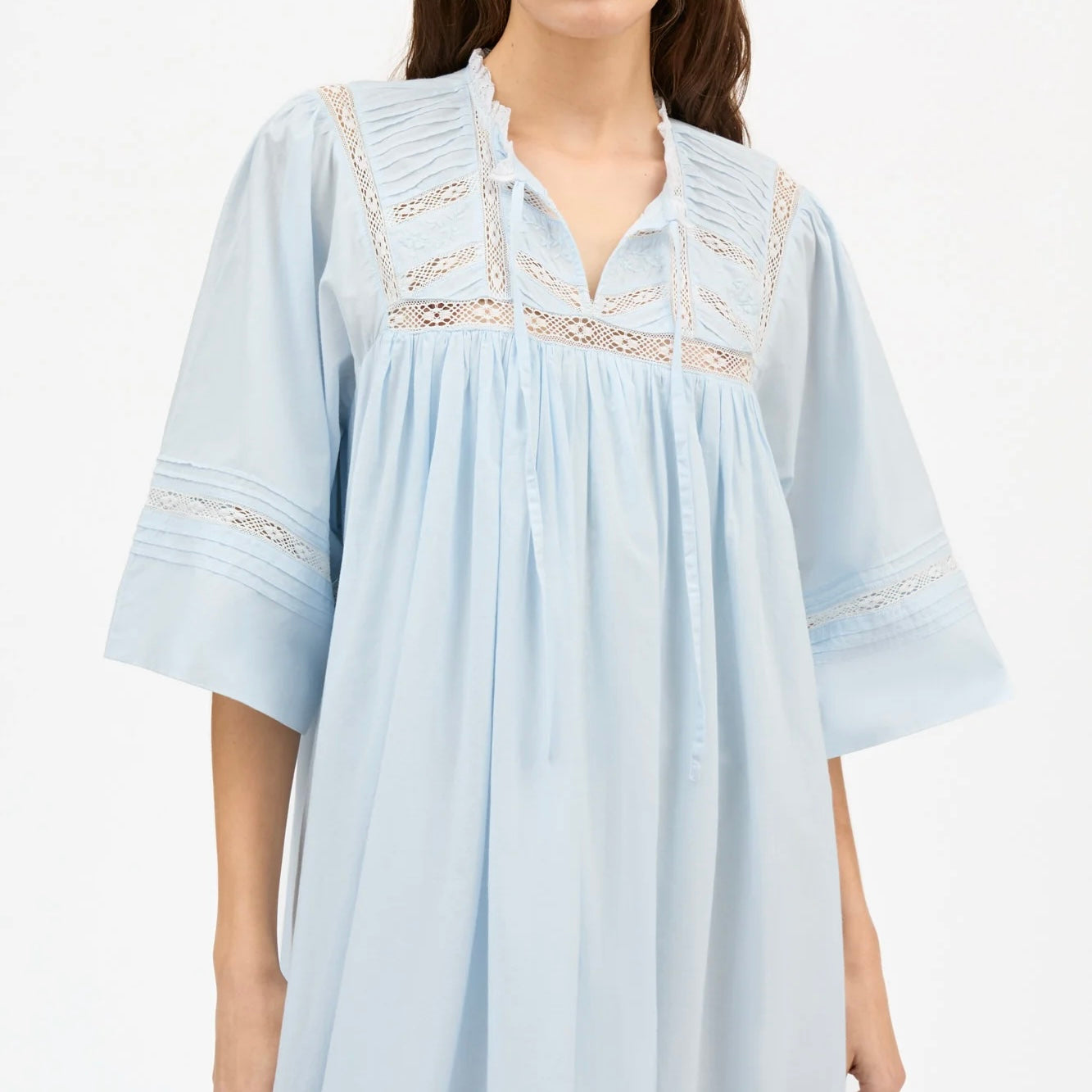 Magnolia Dress, Light Blue