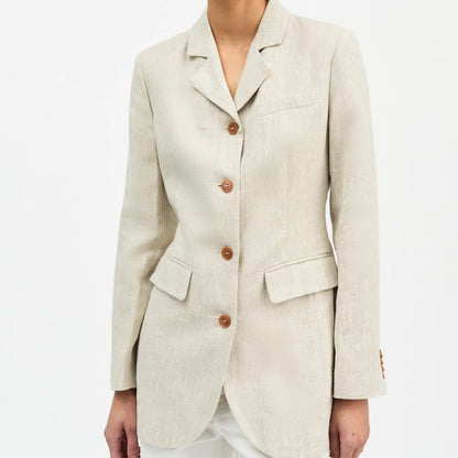 Sahara Blazer, Light Linen