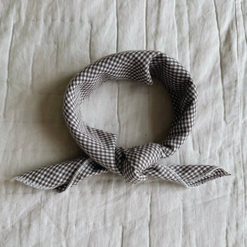 Eddie Scarf, Tiny Check Brown