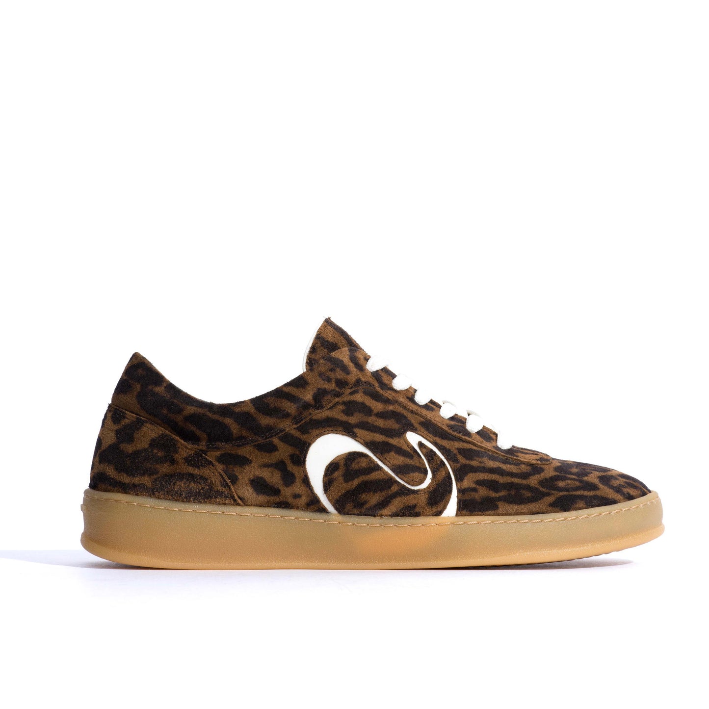 Blaire Plushed Calf Suede Sneakers, Jaguar