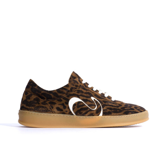 Blaire Plushed Calf Suede Sneakers, Jaguar