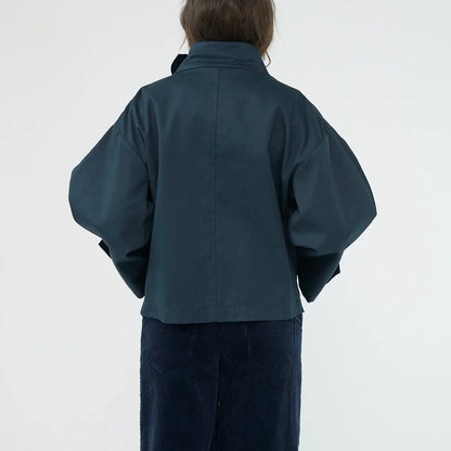 Water Resistant Trench Jacket, Navy