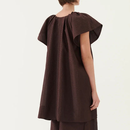 Sue Dress, Black Coffee