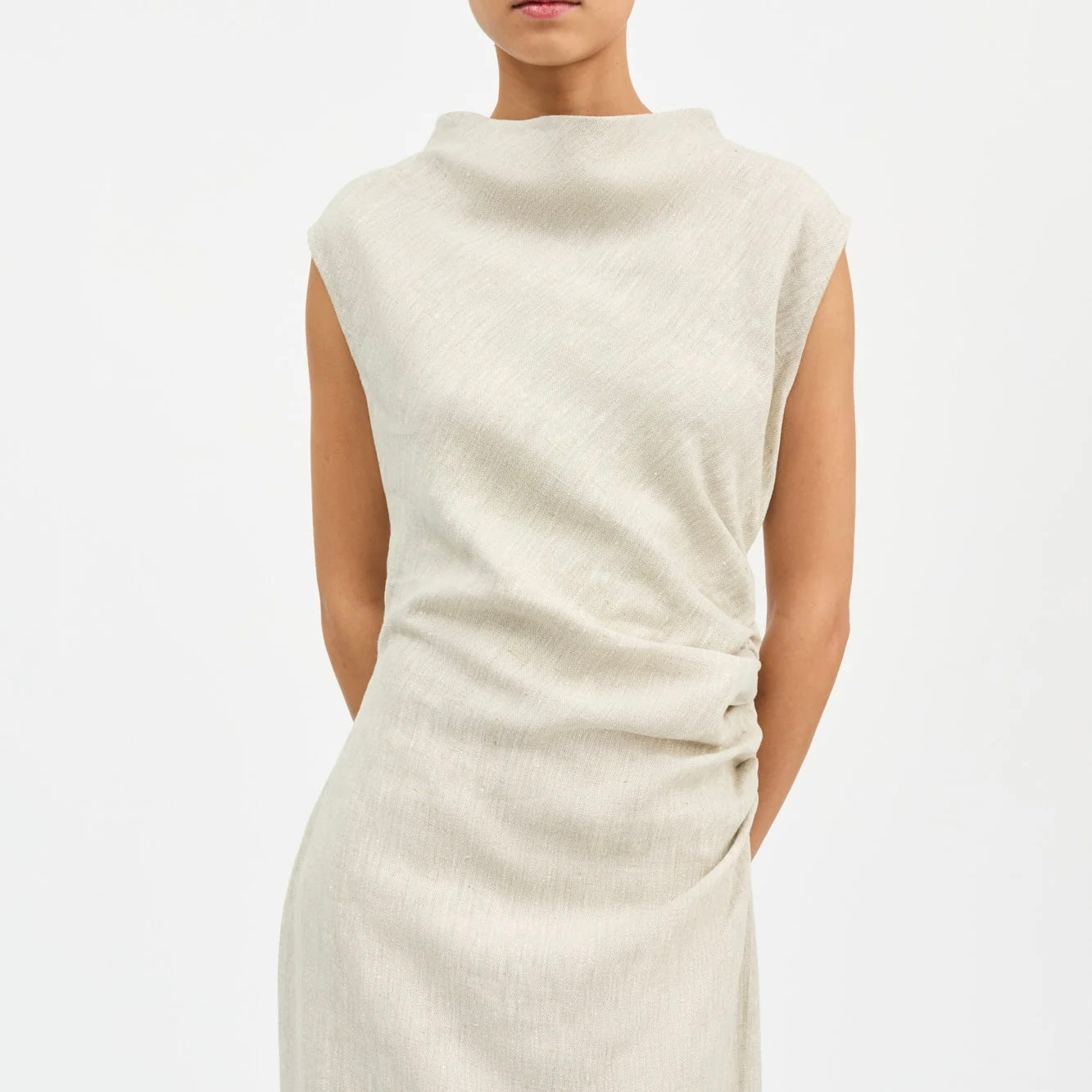 Sahara Dress, Light Linen