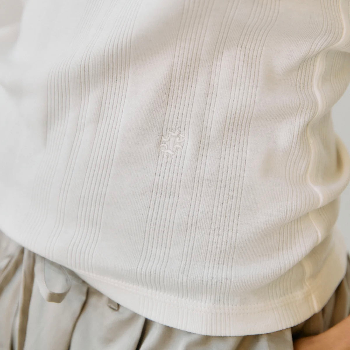 Waves SS Tee, Hvid