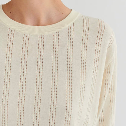 High Twist Tee, Ecru