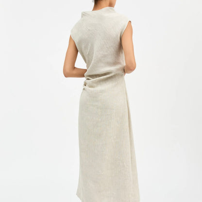 Sahara Dress, Light Linen