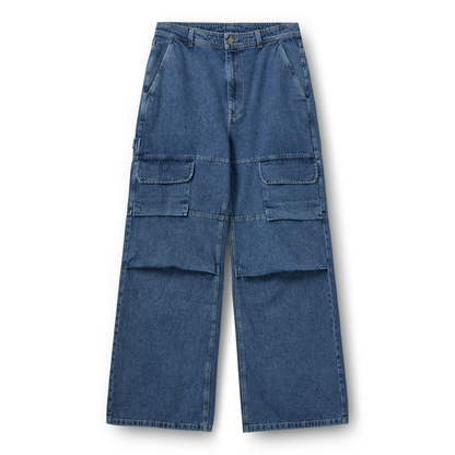 Classic Box Jeans, Vintage Blue Denim