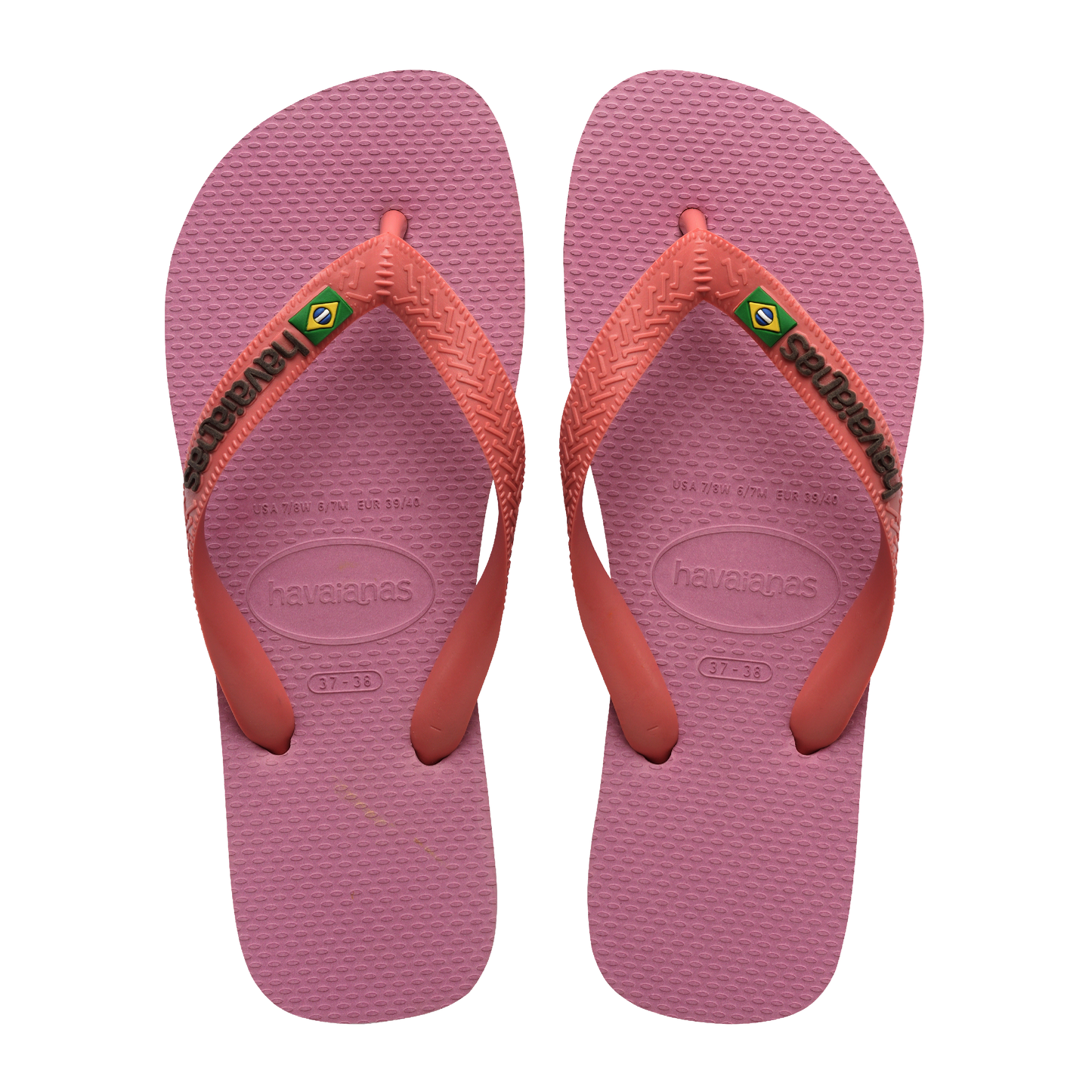 Slippers Brasil Logo, Chiffon Rose