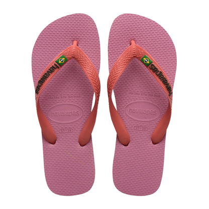 Slippers Brasil Logo, Chiffon Rose