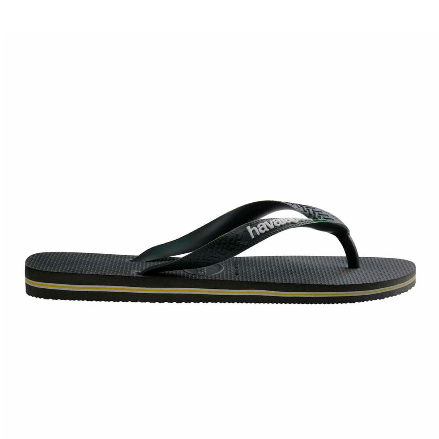 Slippers Brasil Logo, Green Olive