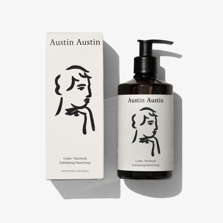 Cedar & Patchouli Exfoliating Hand Soap, 300 ml