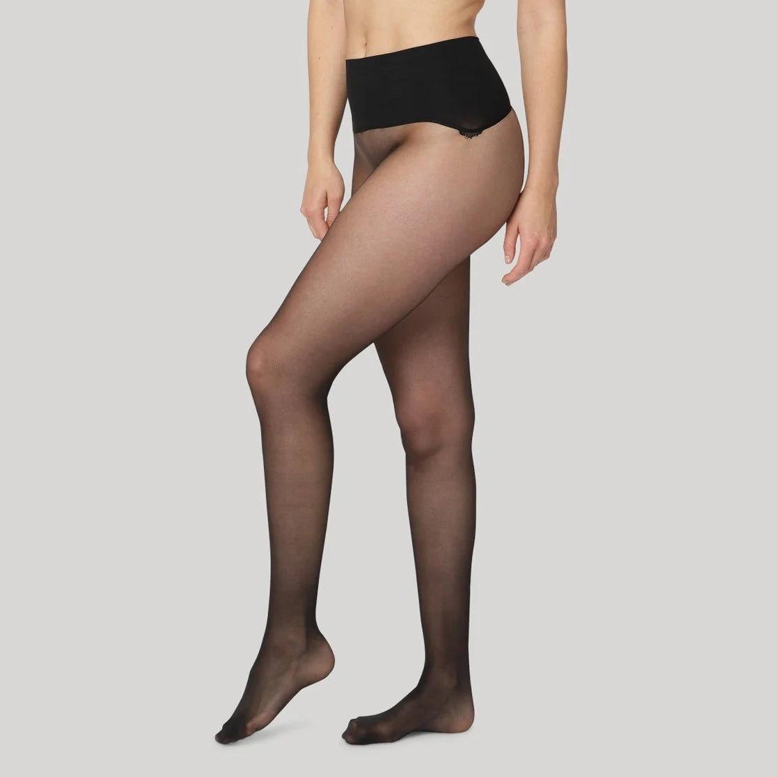 Erika Strømpebukser, 15 Denier, Sort