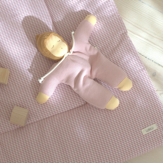 Mini Check Playmat, Rose