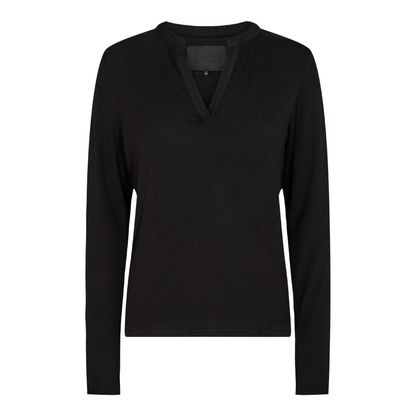Ika-22 Langærmet Bluse, Sort