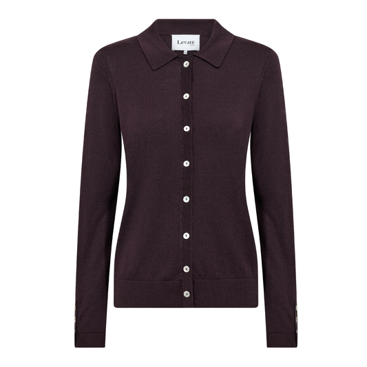 Ismaila 6 Cardigan, Bordeaux