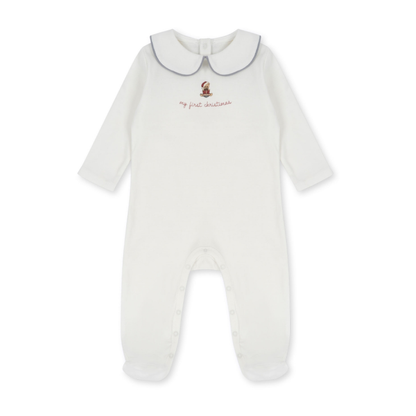 My First Christmas Onesie, Optic White