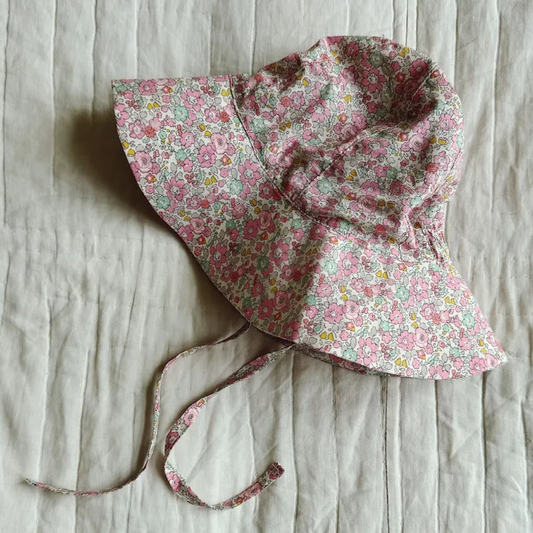 Yvonne Baby Hat, Pink Betsy