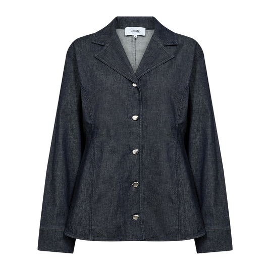 Nuri 1 Jakke, Denim Blå