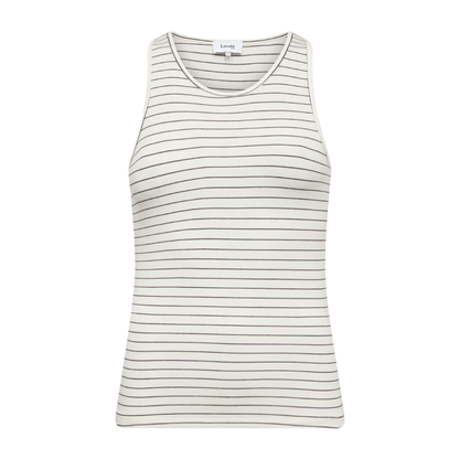 Ika 26 Tank Top, Chokolade/Hvid