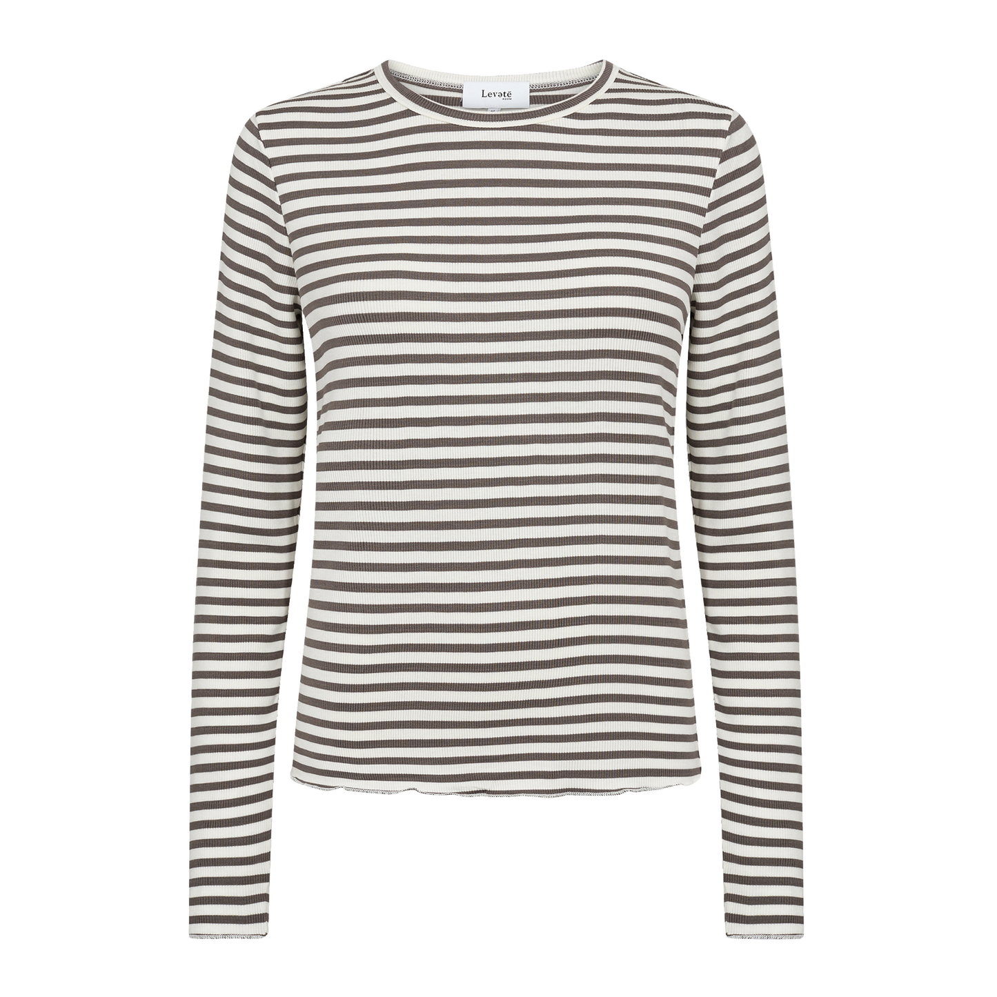 Ika 11 Bluse, Falcon/Off White