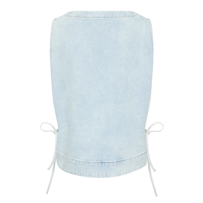 Kosa 9 Top, Breezy Blue Denim