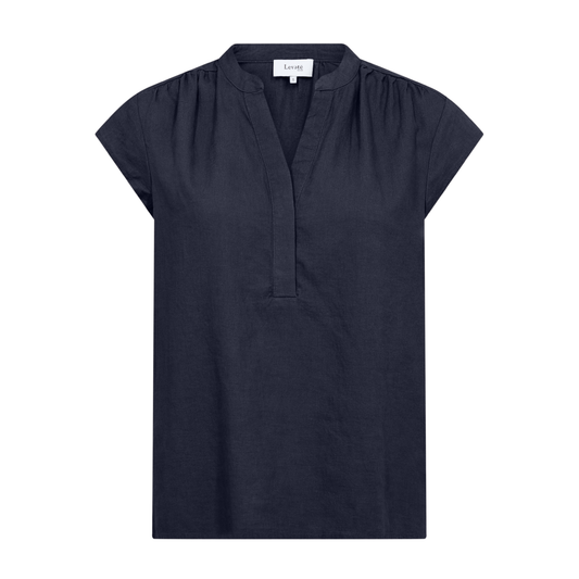 Naja 19 Top I Hør, Dark Navy