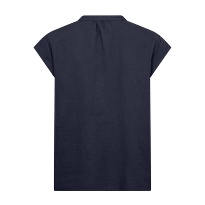 Naja 19 Top I Hør, Dark Navy