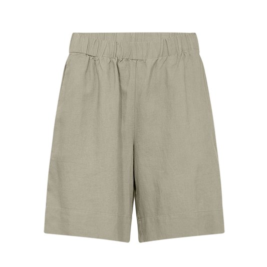 Naja 29 Shorts I Hør, Dark Moss