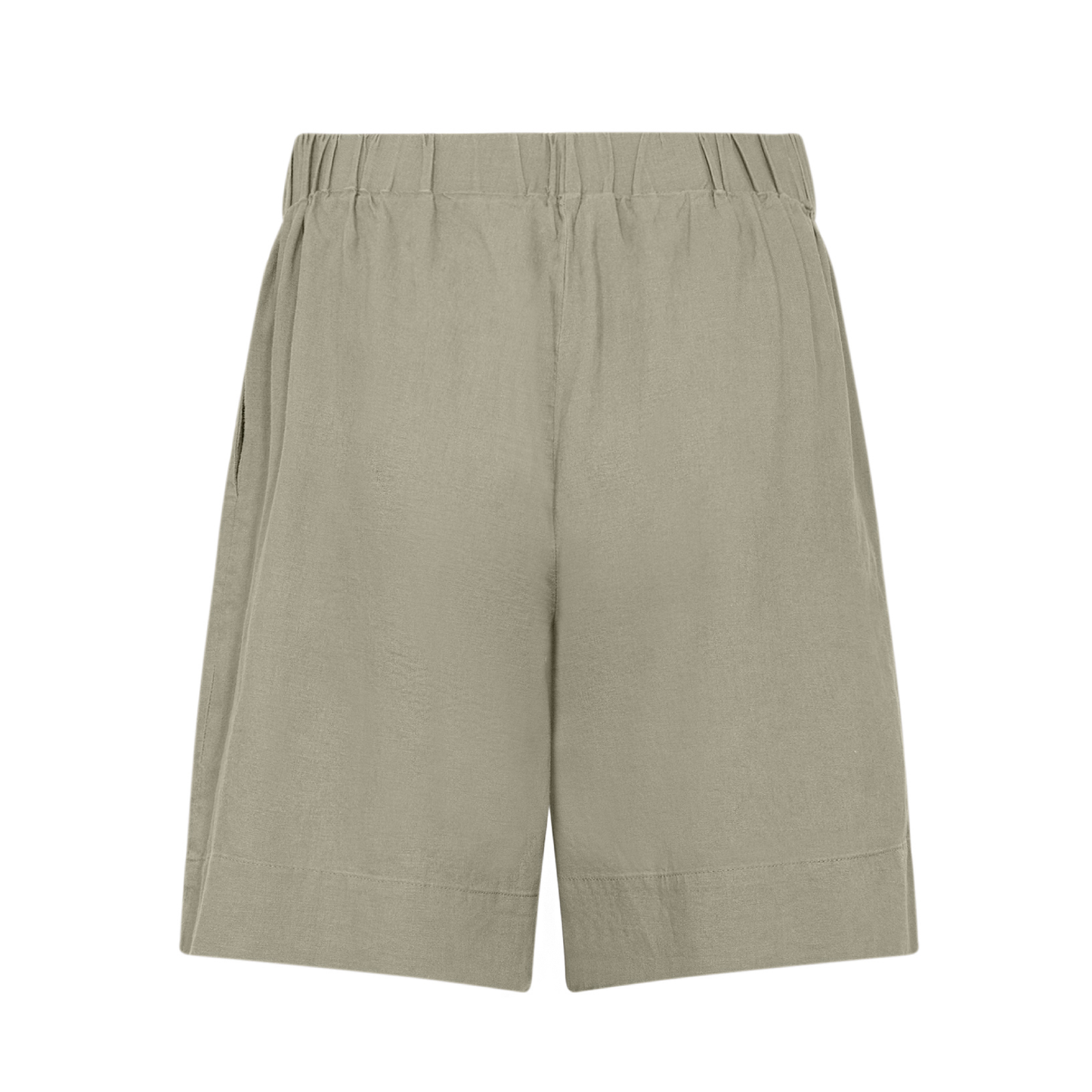Naja 29 Shorts I Hør, Dark Moss