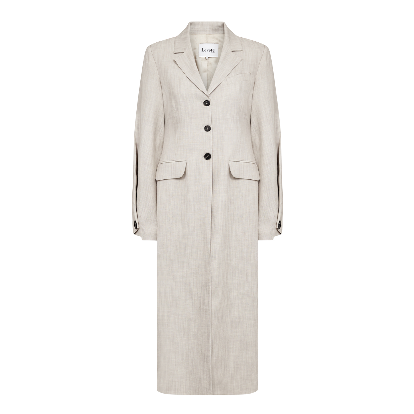 Kanya 1 Frakke, Silver Cloud Melange